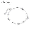 Brand Fashion Zircon Bracelet S925 Silver Jewelry Girls Chic Bracelets 2020 Korea Style Simple pulseiras femininas