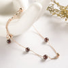 Brand Simple Women's Bracelet Garnet Handmade Genuine 925 Silver Jewelry Beauty Gift Fresh Female Bracelets 2020 New