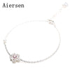 Cherry Blossoms 100% S925 Bracelet for Women Fashion Link Chain 925 Silver Bracelet Valentines Gift Pulseiras Feminina