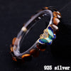 Love Heart Jade Opal Bracelet for Women 925 Sterling Silver Butterfly Handmade Ladies Statement Bracelets S925 Jewelry