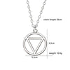 Akatsuki Hidan Ninja Jashin Necklace Trinity Symbol Baptism Catholicism Anime Religious Pendant Anime Jewelry 2021