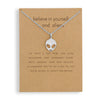 Alien Pendant Chain Necklace Believe In Yourself Clavicle Necklace For Women