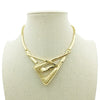 Alloy Pendants Necklaces Gold/Silver Colors Choker Chain V Shape Triangle Jewelry Summer Women Costume Accessory Mrs win