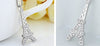 Almei 15%Off Women Necklaces Eiffel Tower Crystal Rhinestone Pendant Necklace Party Jewelry Girls Gift on March 8 JS800