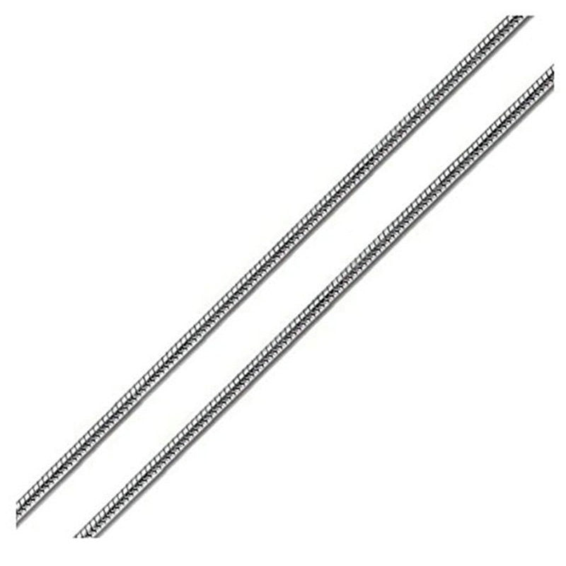 Tested 925 Sterling Silver Necklace Silver Fine Jewelry Snake Chain 1mm Necklace 40cm 45cm Chain without Pendant B1009