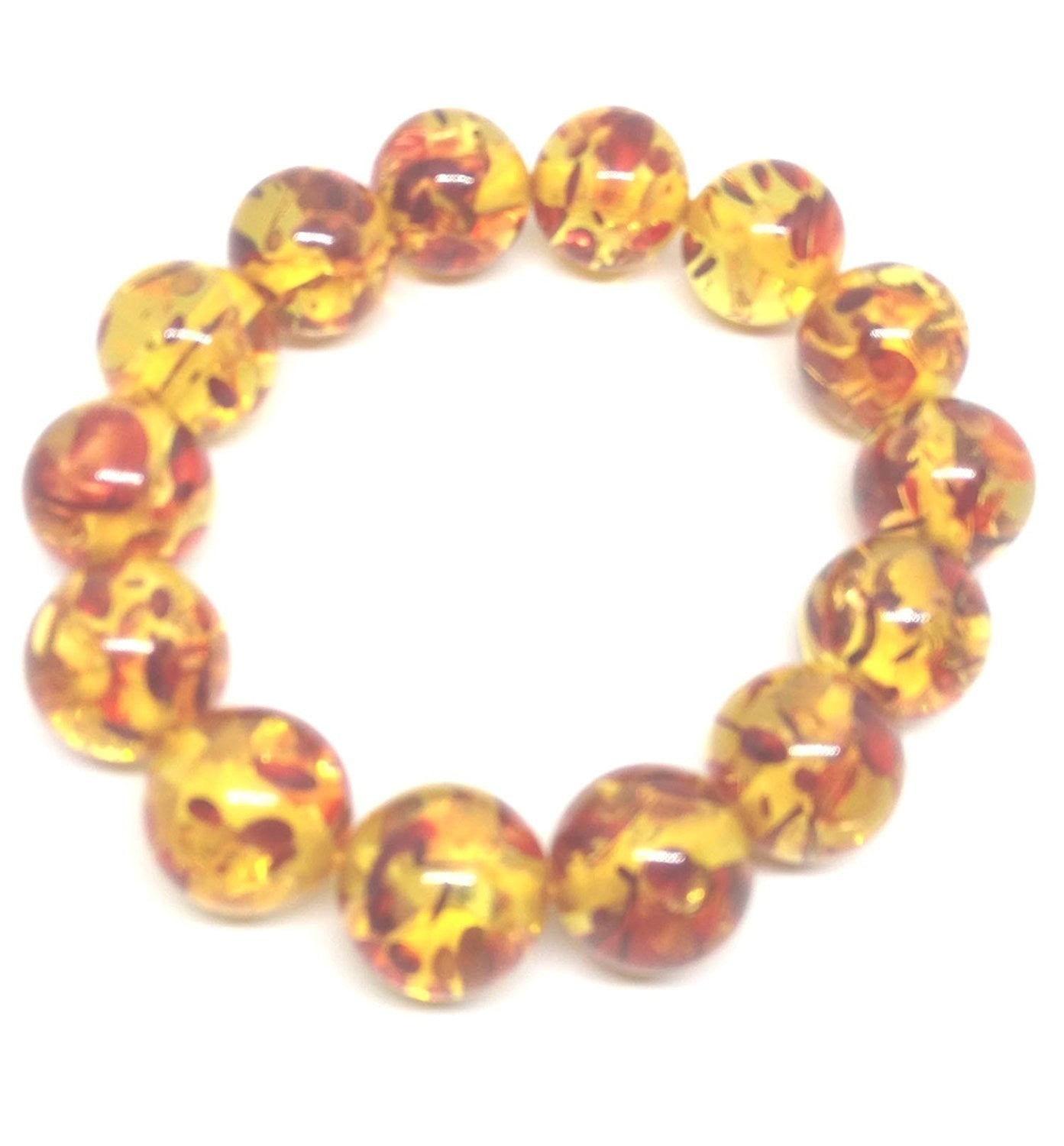 Amber Beeswax Pink Peach Fancy Women 's Beads Bracelet Fashion Temperament Jewelry Gems Accessories Gifts Wholesale