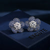 America selling Jewelry  Color Zircon sweet Daisy Flower Earrings Elegant Women's Holiday Party Accessories