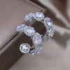 America Design Jewelry 14K Gold Plated  Zircon C-shaped Round Earring Modern Women's Wedding Party Accessories