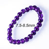 Amethyst Beads Stone Bracelet Natural Amethyst Crystal Bracelet Women 6-10mm Round Charms Bracelets For Women pulsera amatista