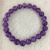 Amethyst Bracelet Stone Beads Natural Amethyst Crystal Bracelet Women 6-10mm Round Charms Bracelets For Women Beau Collier