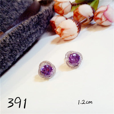 Amethyst Drop Earrings For Women Temperament Long Earring S925 Sterling Silver Gemstone Vintage Noble Personality Fine Jewelry