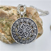 Amulet necklace Slavic Rune Paganism Kolovrat Pendant Necklaces Vintage Antique Solstice wheel Charm Talisman Wicca Jewelry