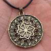Ancient Slavic Molvinets Symbol Kolovrat Pendant Viking Necklace Russia Pagan Talisman Amulet