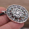Ancient Slavic Molvinets Symbol Kolovrat Pendant Viking Necklace Russia Pagan Talisman Amulet