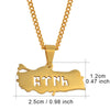 Andros Turkey Pendants Necklace For Women Girls Charm Turk Map Jewelry
