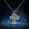 925 Sterling Sliver Flower Pendant Necklace Heart Luckly Pendants Fashion Jewelry Women Anniversary Birthd Gift