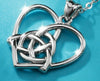 Real 925 Sterling Silver jewelry Celtics love knot Pendant Necklaces fashion Trinity knot Necklace for women CYD115