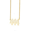 Angel Number 444 Pendant Necklace For Women Stainless Steel Clavicle Chains Necklaces Lucky Aesthetic Jewelry collares mujer BFF