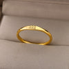 Angel Number Rings for Women Gold Color Stainless Steel Engraved Finger Ring 2023 Trend Aesthetic Wedding Jewerly anillos mujer
