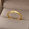 Angel Number Rings for Women Gold Color Stainless Steel Engraved Finger Ring 2023 Trend Aesthetic Wedding Jewerly anillos mujer
