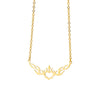 Angel Wing Pendant Necklace for Women Stainless Steel Gold Color Necklaces 2023 Trend Couple Wedding Jewelry collares mujer