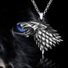 Angry Wolf Head Pendant Men's Necklace Style Metal Animal Accessories Party Jewelry Online Games Anime