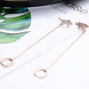 Animal Earrings for Women White Rhinestone Earrings Small Dinosaur Earrings Jewelry Simple Cute Ear Pendant 2022 New