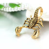 Animal Scorpion King Pendant Necklace Men's Necklace Metal Sliding Pendant Accessories Party Jewelry