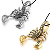 Animal Scorpion King Pendant Necklace Men's Necklace Metal Sliding Pendant Accessories Party Jewelry