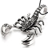 Animal Scorpion King Pendant Necklace Men's Necklace Metal Sliding Pendant Accessories Party Jewelry
