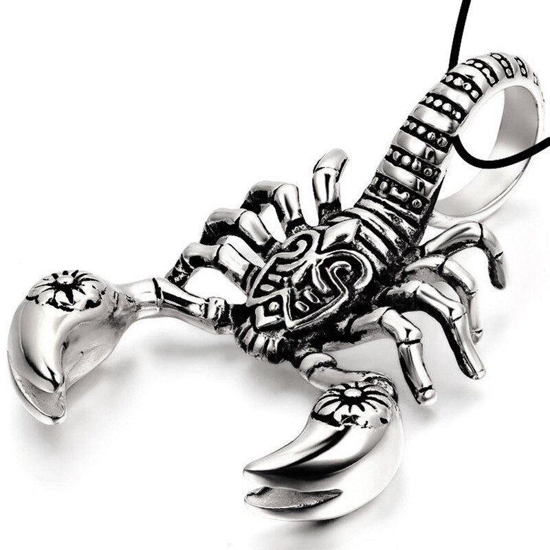 Animal Scorpion King Pendant Necklace Men's Necklace Metal Sliding Pendant Accessories Party Jewelry