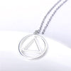 Anime Choker Necklace Akatsuki Red Cloud Ninja Hokage Pendant Triangle Circle Geometric Statement Necklace For Men Women