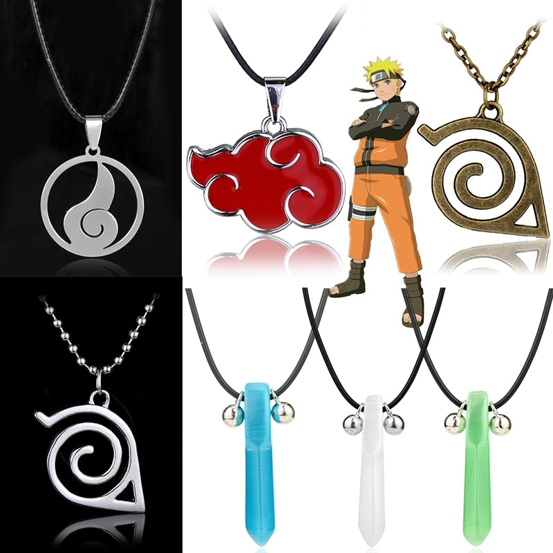 Anime Cosplay Necklace PVC With Bell Pendant Necklace Cosplay Jewelry Rope Chain Gifts