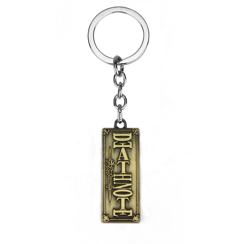 Anime Death Note L Lawliet Necklace Stainless Steel Old English Letter Pendant Beads Chain Necklaces Cosplay Jewelry Accessories