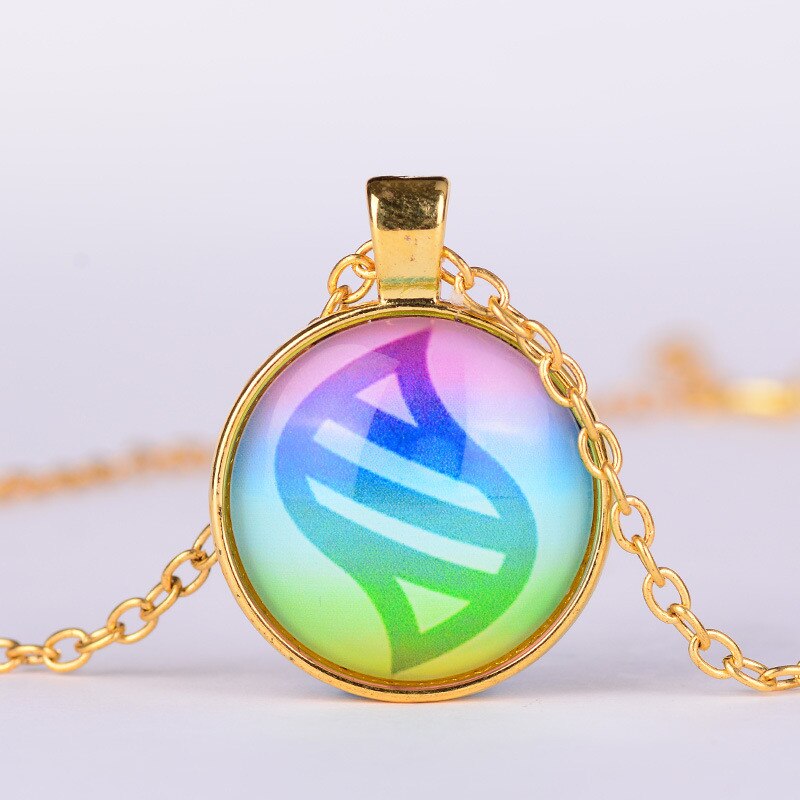 Anime Game Mega Stone Necklace Cosplay Glass Crystal Cabochon Alloy Pendant Jewelry Choker Unisex Prop Accessories Gift