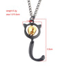 Anime Gold Fox Pendant Necklaces Black Cat Hanging Bell Charms Choker Women Girls Cosplay Ladybugs Jewelry Cartoon Fans Gift