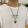 Anime JOJOS BIZARRE ADVENTURE Necklace Kujo Jotaro Arrow Metal Pendant Chain Choker Necklaces Charm Gifts Jewelry collares