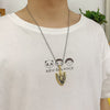 Anime JOJOS BIZARRE ADVENTURE Necklace Kujo Jotaro Arrow Metal Pendant Chain Choker Necklaces Charm Gifts Jewelry collares