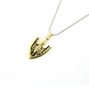 Anime JOJOS BIZARRE ADVENTURE Necklace Kujo Jotaro Arrow Metal Pendant Chain Choker Necklaces Charm Gifts Jewelry collares