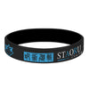 Anime Jujustu Kaisen Sport Bracelet Male Rubber Silicone Luminous Bracelet Glow In The Dark Cosplay Hand Circle Bracelet