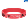 Anime Jujutsu Kaisen Fushiguro Megumi Itadori Yuji Silica Gel Bracelet Men Women Student Silicone Wristband Hand Chain Gift