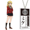 Anime Kakegurui Yumeko Jabami Saotome Meari etiqueta collar Cosplay regalo