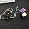 Anime Mo Dao Zu Shi Ring Necklace Cosplay Jiang Cheng Finger Ring Metal Pendant Jewelry Accessories Prop Gift