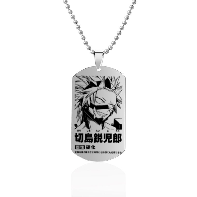 Anime My Hero Academia Necklace Silver Color Midoriya Izuku Bakugou Ka