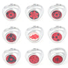 Anime Sharingan Ring Men Women Red Cloud Opening Finger Rings Cosplay Props Jewelry Fans Gift
