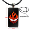 Anime Tengen Toppa Gurren Lagann For Women Children Necklace Long Chain With Rectangle Necklace Jewelry