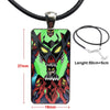 Anime Tengen Toppa Gurren Lagann For Women Children Necklace Long Chain With Rectangle Necklace Jewelry