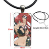 Anime Tengen Toppa Gurren Lagann For Women Children Necklace Long Chain With Rectangle Necklace Jewelry