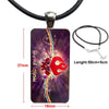 Anime Tengen Toppa Gurren Lagann For Women Children Necklace Long Chain With Rectangle Necklace Jewelry