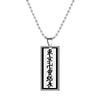 Anime Tokyo Revengers Stainless Steel Necklace Tokyo Manji Gang President Vice-president ID Pendant Necklaces Cosplay Jewelry